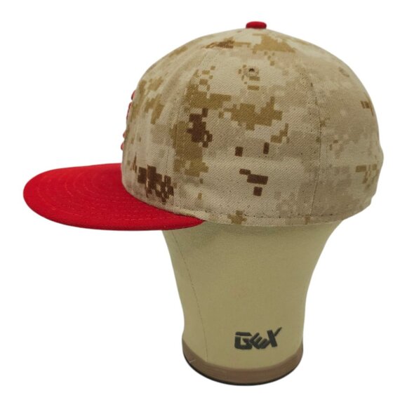 St Louis Cardinals Fitted Hat 7 New Era 59Fifty Digital Camo On Field USA Made - Picture 11 of 14